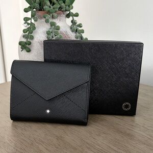Montblanc Black Leather Card Holder Wallet